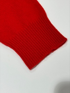 เสื้อสเวตเตอร์ถักแบบมีสายสำหรับผู้หญิงเสื้อสเวตเตอร์ทรงหลวมคอตั้งหนาแขนยาวผ้าคอตตอน100% แบบปรับแต่งได้ OEM - Product Image 3