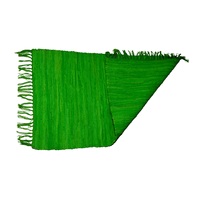 Bestes Angebot Handgewebter Baumwoll-Teppich mit Niedrigem Flor Perfekt für Eingangsbereiche, Tische, Küchen und Wohndekoration