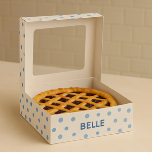 Cajas de Cartón Kraft Reciclado con Logotipo Personalizado, Recubrimiento UV y Ventana para Sushi, Alimentos Enlatados y Comida para Bebés - Product Image 6