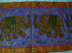 Handcrafted Embroidered Ethnic Indian <b>Table</b> Cover Versatile Decorative <b>Runner</b> and Wall Hanging Colorful 100% Cotton Round - Product Image 4