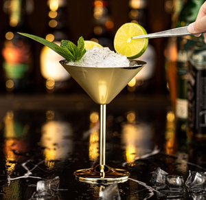 You Martini – Nouveauté : Gobelet de luxe personnalisé en acier inoxydable, idéal pour flûte à champagne et verre à vin rouge – Or - Product Image 3