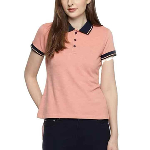 High Quality Women Polo Shirt Custom Logo Design women Polo Shirts Best Quality Breathable Polo Shirts Latest Design Polo Shirt - Product Image 1