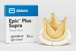 Valve tissulaire manuelle EPIC PLUS SUPRA pour usage hospitalier, certifiée ISO13485, Abbott REF E10021, Classe III CE - Product Image 2