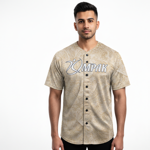 Camiseta de béisbol deportiva profesional con tela sublimada suave y corte moderno - Product Image 1