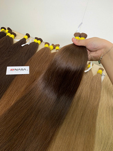 Extensiones de Cabello Humano NASA, Cabello Virgen Liso a Granel de un Solo Donante, Puntas Completas, Todos los Colores, Aptas para la Pérdida de Cabello - Product Image 6