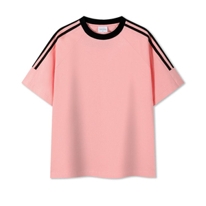 T-shirt décontracté pour homme 100 % coton, coupe ample, épaules tombantes, manches longues, col rond, couleur unie, respirant, tissu 220g - Product Image 4
