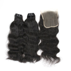 Peluca de pelo virgen de alta calidad, cutícula alineada, tupé de encaje Frontal recto, Base de encaje transparente de longitud larga para Material suizo S - Product Image 2