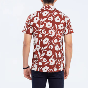 เสื้อเชิ้ตฮาวายชายหาดพิมพ์ลายวินเทจ แขนสั้น คอปกติดกระดุม ผ้าโพลีเอสเตอร์แห้งเร็ว ขายส่ง - Product Image 5