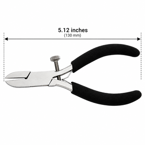 Pince coupante latérale avec vis de réglage, outil de coupe de précision pour fils, ZetomedPro - Product Image 2