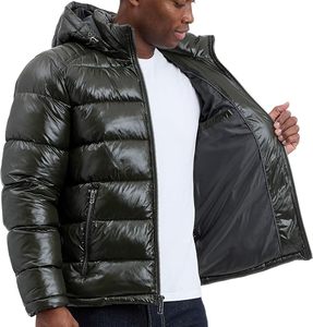Custom Logo Thermal Puffer Jacket Men Thick Winter <b>Bubble</b> <b>Coat</b> Waterproof Windproof Insulated Outerwear - Product Image 1