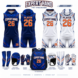 Ensemble Maillot et Short de Compression Sublimé Personnalisé 7V7 pour Équipes de Football Américain Junior et Adulte – Marque Privée USA – Vente en Gros - Product Image 2