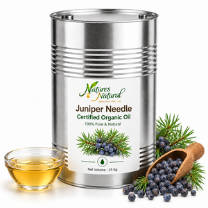 Huile de baies de genévrier 100 % pure certifiée biologique Juniperus, distillée à la vapeur, pour cosmétiques, parfums et soins personnels - Product Image 1