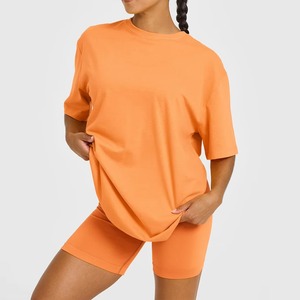 T-shirts d'entraînement respirants pour femmes, vente en gros B2B, impression personnalisée, séchage rapide, été, OEM, chemises à manches courtes vierges pour femmes - Product Image 6
