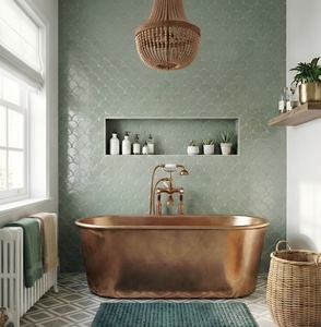 Bañeras de cobre FOB India, bañeras de cobre CIF, exportación de bañeras de cobre con entrega a domicilio, bañeras de cobre con embalaje seguro. - Product Image 1