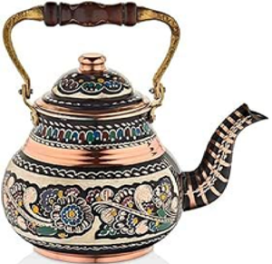 Théière dorée moderne et élégante avec une poignée verticale unique et une finition miroir polie. Disponible aux prix de gros. - Product Image 5