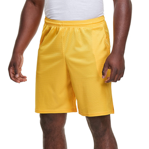 Pantalones cortos de malla de alto rendimiento para hombre, tela de poliéster, estilo casual, para uso diario. - Product Image 1
