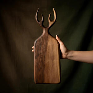 Bandeja de Servir Rectangular de Madera Estilo Rústico Pintada a Mano, Apta para Lavavajillas, Ideal para Regalos - Product Image 3