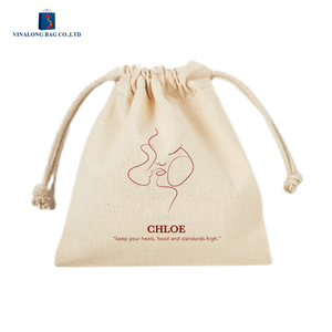 กระเป๋าผ้าฝ้ายลายพรางวินาลอน พร้อมเชือกผูก ปิดซิป หูหิ้วแบบเชือก รับทำโลโก้ ป้องกันฝุ่น  OEM - Product Image 4