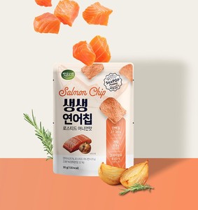 Snack protéiné premium sans coup de cœur, chips authentiques coréennes au saumon et aux fruits de mer, saveur oignon, vente en gros OEM - Product Image 1