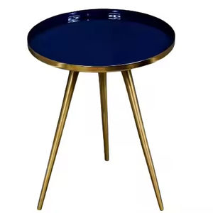 Mesa Nido Moderna de Acero Inoxidable con Tapa de Vidrio Negro, Mesa de Centro de Alta Calidad para Decoración del Hogar y Hoteles - Product Image 5