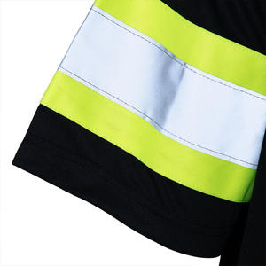 Gilet réfléchissant personnalisé avec logo, haute visibilité, travail de construction, t-shirt polo de sécurité réfléchissant à manches courtes - Product Image 1