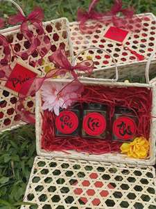 Wholesale Handmade Bamboo Gift <b>Box</b> Rectangle | Custom Luxury Wedding Favor <b>Box</b> Pastry Food Packaging <b>Lid</b> Craft <b>Decorative</b> - Product Image 3