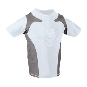 <b>Men</b> Football <b>Compression</b> <b>Shirt</b> Padded Protective Gear Breathable Quick Dry Training Sportswear Top <b>compression</b> <b>Shirts</b> - Product Image 1