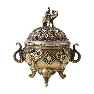 Brûleur d'encens en métal de luxe, écologique, décoration religieuse pour la maison, avec taille et logo personnalisables - Product Image 6