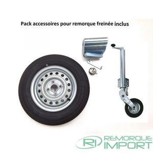 Remorque benne pack 3-en-1 (Bâche – Ridelles – Kit Sécurité ) - Product Image 4