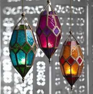 Moroccan Handmade <b>Brass</b> <b>Lantern</b> Cutout Candle Holder Home Decoration Lamp for Wedding Ramadan Christmas Decor - Product Image 4