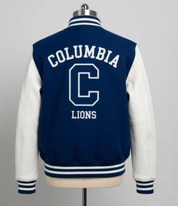 Chaqueta Varsity de Invierno con Cuello Alto Hecha a Mano para la Universidad de [Nombre de la Universidad] con Logotipo Frontal - Product Image 2