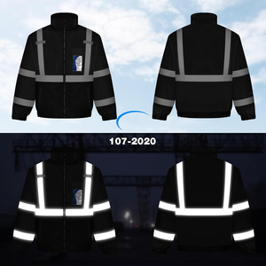 Veste de sécurité d'hiver de haute qualité, réfléchissante, imperméable, fournisseur en gros - Product Image 5