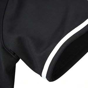Camiseta Deportiva Clásica de Béisbol, Manga Corta, 2 Botones, Malla Transpirable - Product Image 3