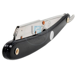 <b>Men</b> Grooming Tools Custom Straight Shaving <b>Razors</b> with Wood Handle and Stainless Steel Sustainable New Style - Product Image 3