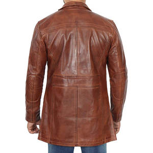 <b>Men's</b> Long Sleeve Classic Trench <b>Coat</b> Windproof Waterproof <b>Mid</b> <b>Length</b> Overcoat for Business Office Travel Outdoor and Everyday - Product Image 2
