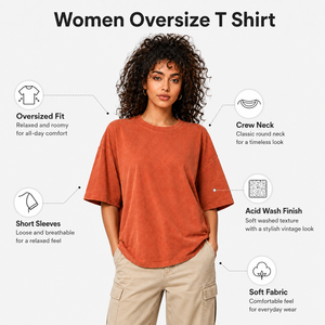 Camiseta Extra Grande para Mujer, Tejido Resistente, Comodidad Relajada y Sensación Premium para el Uso Diario - Product Image 6