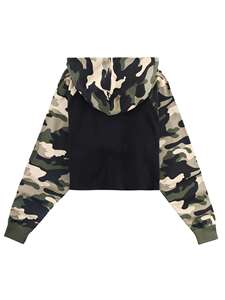 Sudadera con Capucha y Media Cremallera Bordada y Transpirable para Invierno, Diseño Unisex con Estampado Digital, Ropa Casual Urbana para Mujer - Product Image 2