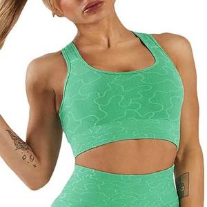 Women Seamless Fitness <b>Set</b> 2 Piece High Waist Leggings with Sports Bra Gym Yoga Outfit Women's <b>Sets</b> - Product Image 4