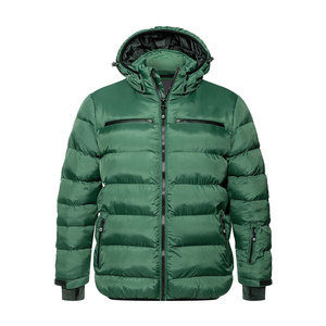 Veste d'extérieur décontractée pour homme, coupe-vent, respirante, anti-plis, en nylon écologique, 100 % duvet, avec capuche, OEM ODM - Product Image 2