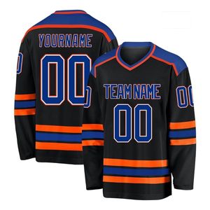 Jersey de Hockey sobre Hielo de Alta Calidad, Dinámico y Atrevido, Impresión Completa en Poliéster, Uniforme Deportivo Profesional Listo para la Liga - Product Image 1