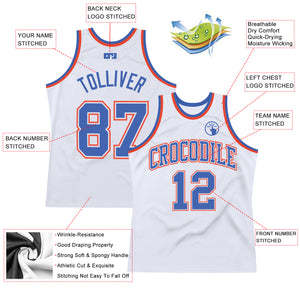 Maillot de basket-ball américain blanc personnalisé, débardeur en polyester respirant, veste de sport avec nom et numéro, tenue d'équipe pour hommes, basket-ball - Product Image 6