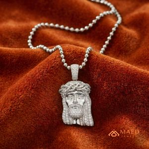 Iced Out Bat Wing Moissanite Charm <b>Necklace</b> Unisex Hip Hop 925 Silver Luxury Jewelry Gift Brilliant Pendant - Product Image 4