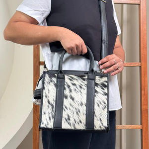 Wholesale Multifunction Genuine Cowhide Leather Crossbody Bag Shoulder Messenger Bag Tote Bag Small <b>Square</b> Handbag for Women's - Product Image 5