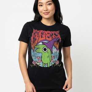T-shirt en coton jersey à manches courtes et col rond pour homme, motif imprimé Smiling Friends, coupe classique, style décontracté - Product Image 4