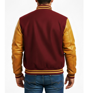 Chaqueta Varsity Personalizada con el Mejor Diseño y Logotipo Impreso para Hombre, Precio al por Mayor, Chaqueta de Invierno Cortavientos para Hombre - Product Image 2