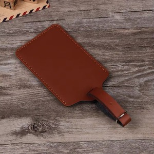Sophisticated Top-Grain Leather Baggage Identifiers Custom Embossed Full Grain Leather Travel Accessories LTG-0348 - Product Image 5