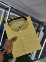 Kurtas indiens pour hommes en coton régulier de qualité supérieure, tissu en coton doux de qualité supérieure, évacuation de l'humidité, coupe ample, vêtements ethniques pour les fêtes