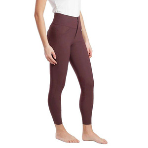 Wholesale Custom Logo New Riding Breeches 4-Way Stretch Phone Pocket Equestrian Pants Keep Warm High Waist Women Riding Leggings - Product Image 5