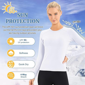 Womens Compression Training <b>Tops</b> Custom Printed Gym Fitness Shirts Manufacturer Pakistan OEM Export Supply Global Markets - Product Image 2