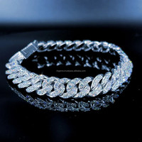 RB Gems Bracelet Tennis Classique Personnalisable avec Diamant de Laboratoire Taille Brillant, Or Massif 18K, Certifié GIA, Sertissage Clos, Haute Joaillerie
